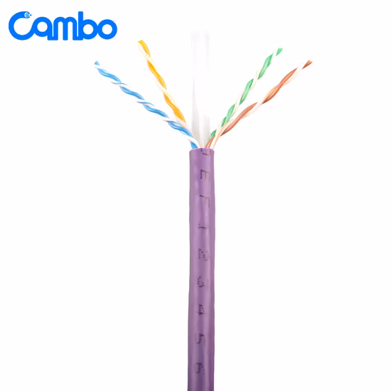 CAT6 U/UTP Bare Copper Data Cable, 4-Pair Computer Cable, Network Cable, 305m CPR Approval Belden, Commscope, Panduit UL, ETL, CE PVC/LSZH/PE