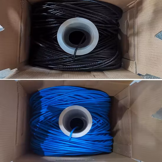 UTP CAT6A CAT6 Cat7 Controle de sinal Comunicação de dados Alto falante coaxial Fio Patch Cord LAN HDMI Cabo de rede de computador