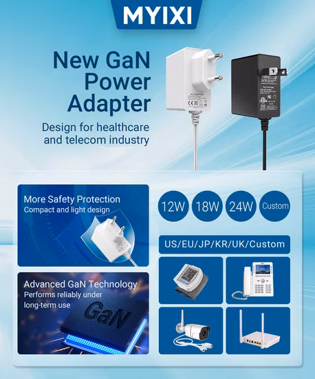 Adaptador CA de amostra grátis 12V 15V 36V 1A 2A 3A 4A 24W 36W 46W Adaptador de energia AC DC CE GS Ukca UL FCC PSE SAA C