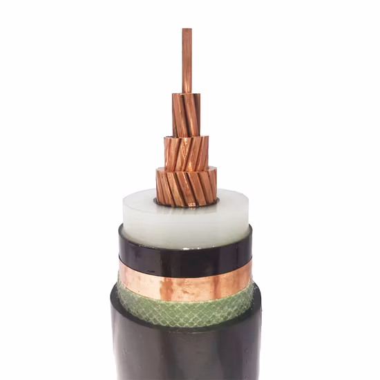 19/33kv Isolados em XLPE e Cabo Elétrico Blindado com Fio de Aço Cabo de alimentação
